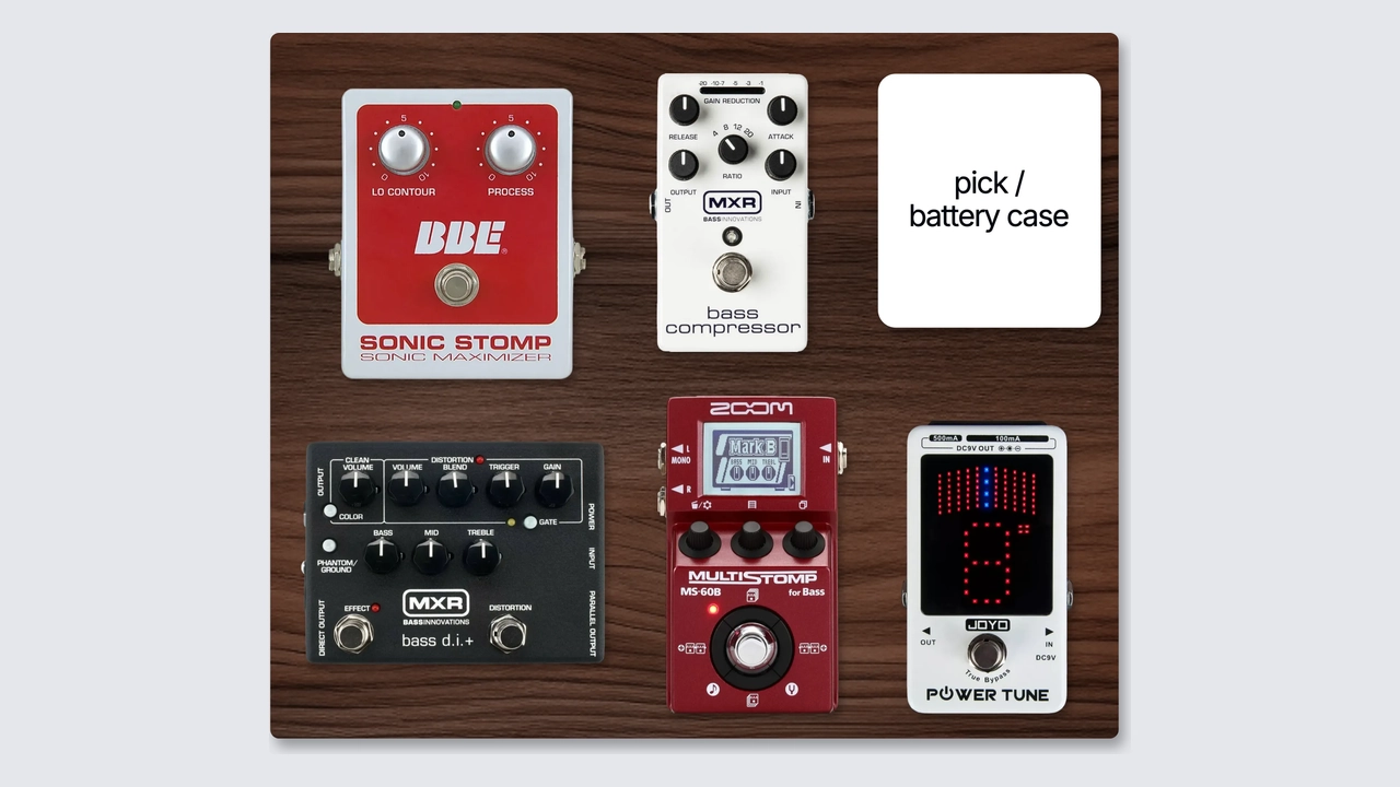 bass pedal board